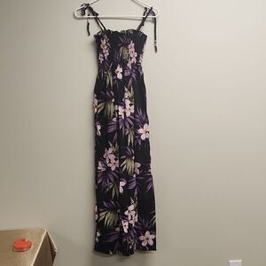 Vintage Royal Creations Plumeria Print Dress